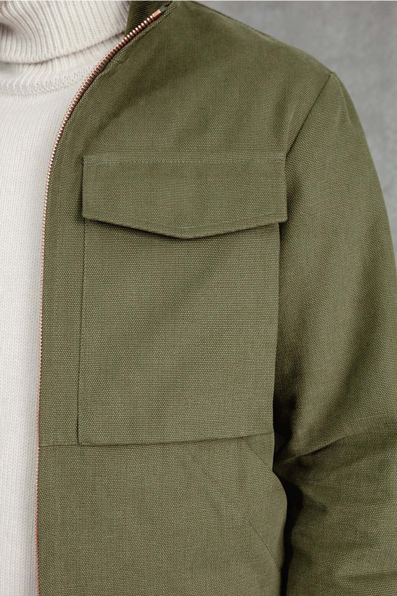 Lightweight Wool Blend Jacket