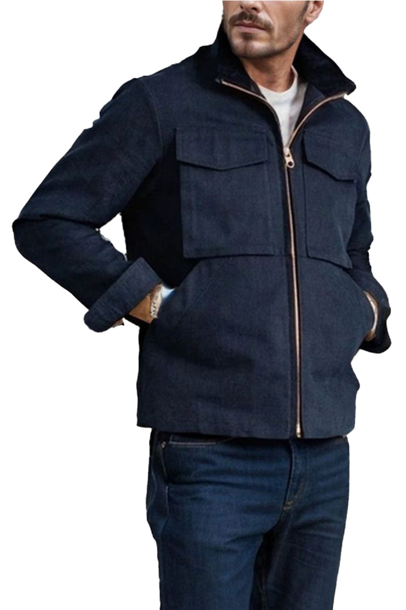 Lightweight Wool Blend Jacket