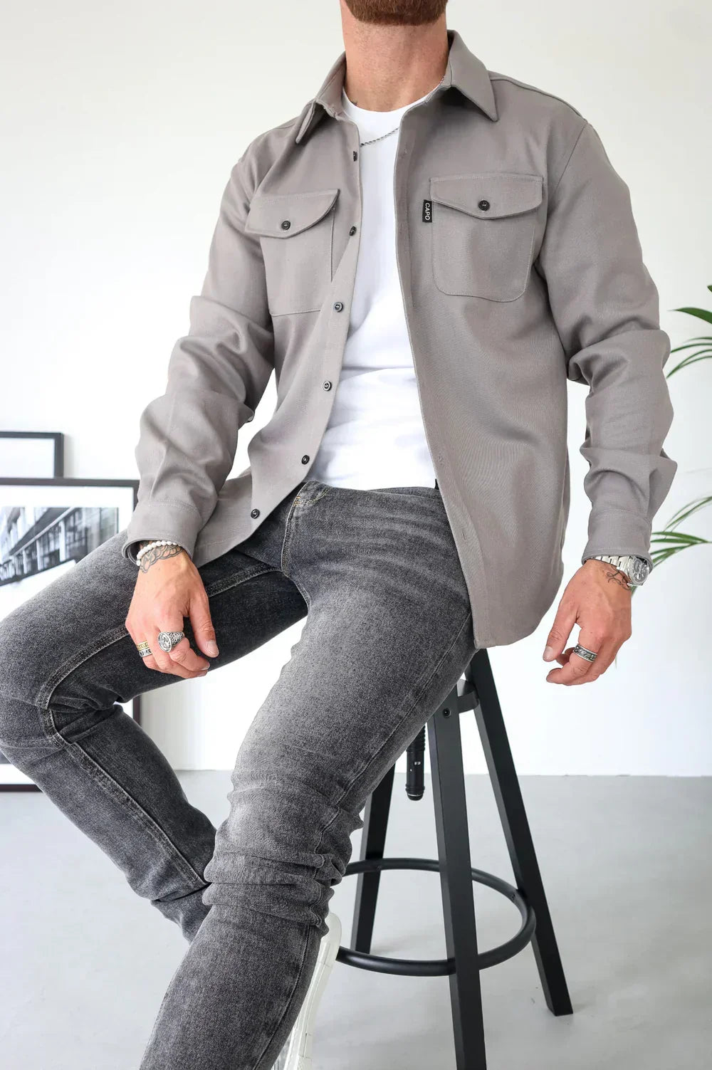 Breathable Polyester Shirt Jacket
