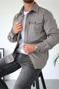 Breathable Polyester Shirt Jacket