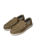 Canvas Slip-On Shoes with Rubber Sole