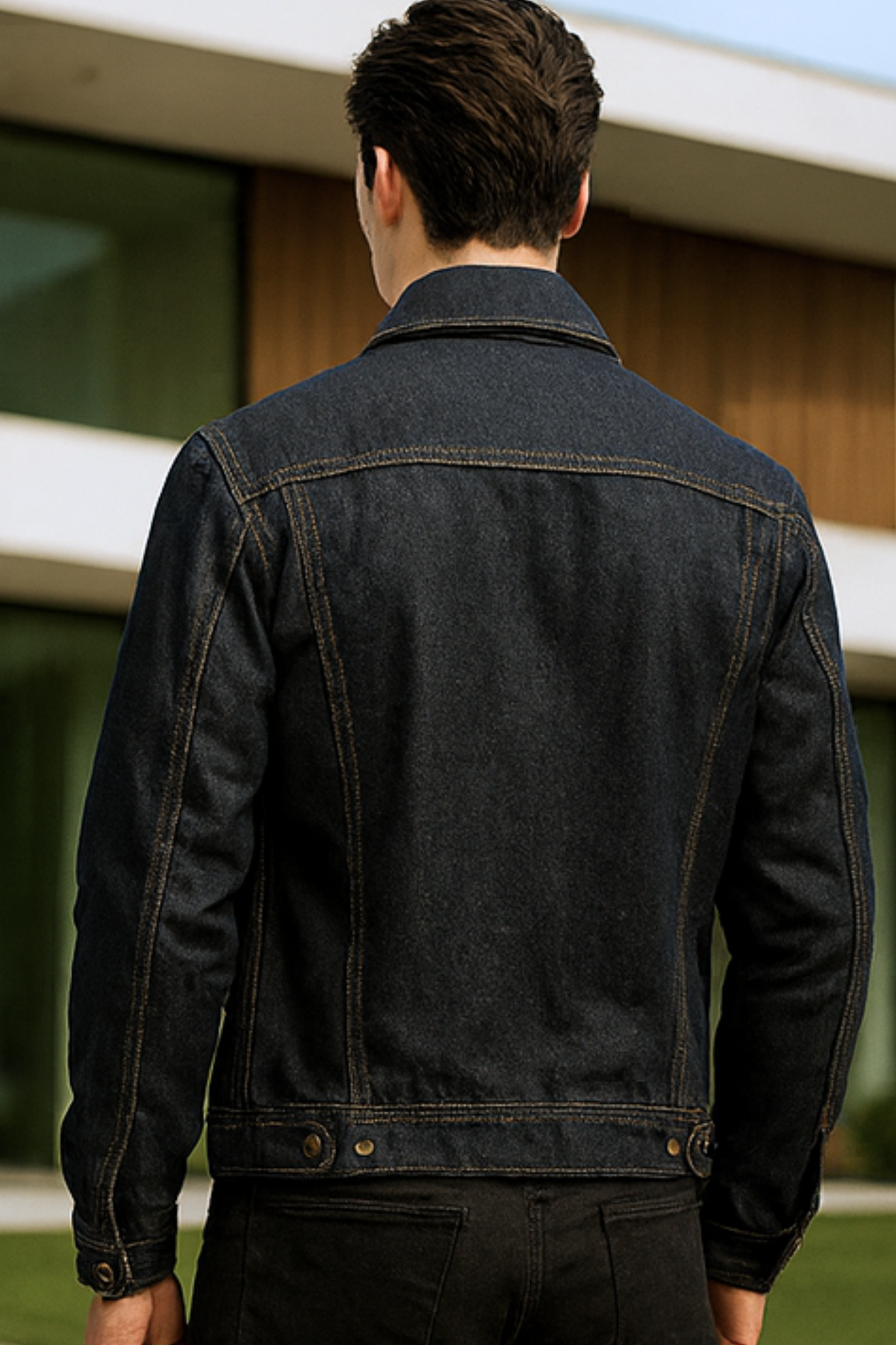 Breathable Denim Jacket with Lightweight Feel
