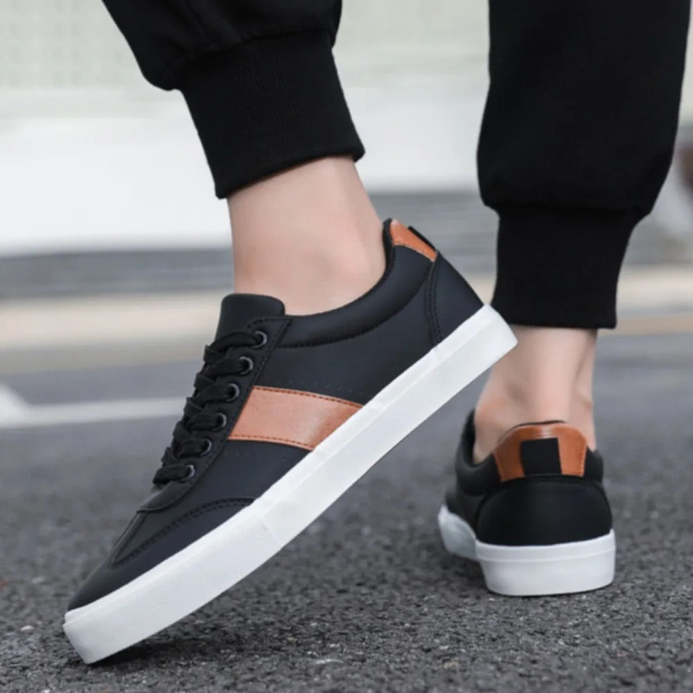 Suede Sneakers with Rubber Sole