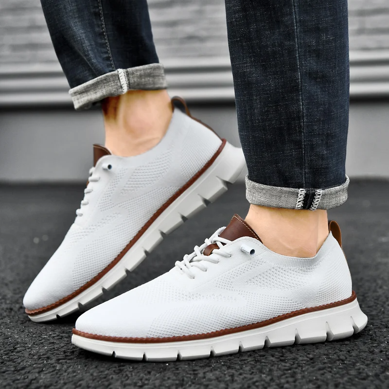 Mesh Knit Sneakers with Memory Foam Insole