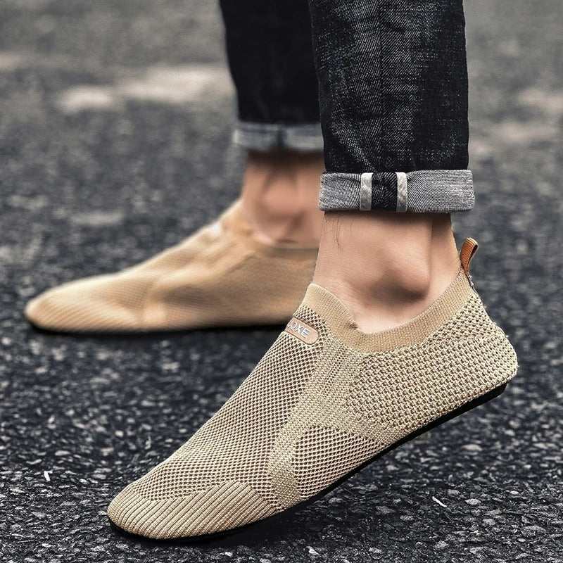 Mesh Knit Slides with Breathable Upper
