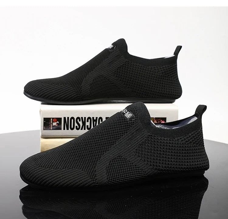 Mesh Knit Slides with Breathable Upper