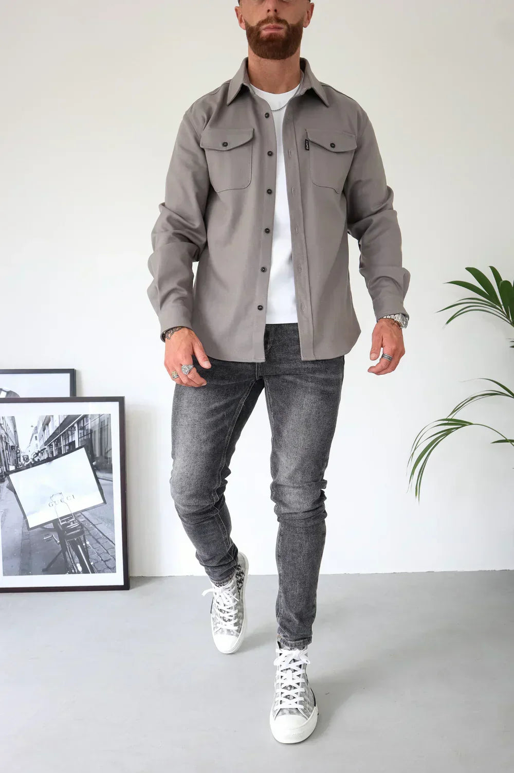 Breathable Polyester Shirt Jacket