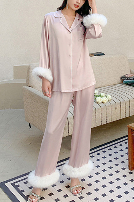 Coordinated Danica Pajama Set-Baby Pink