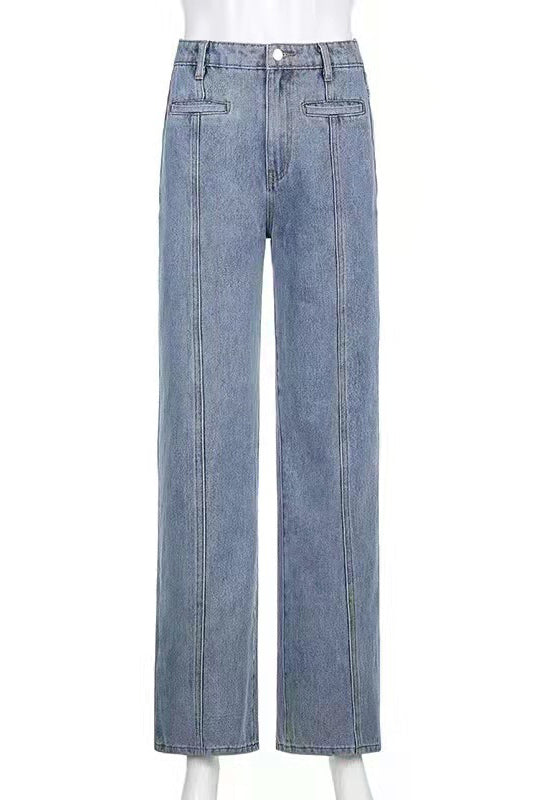 Modern Retro Mid-Waist Flared Jeans