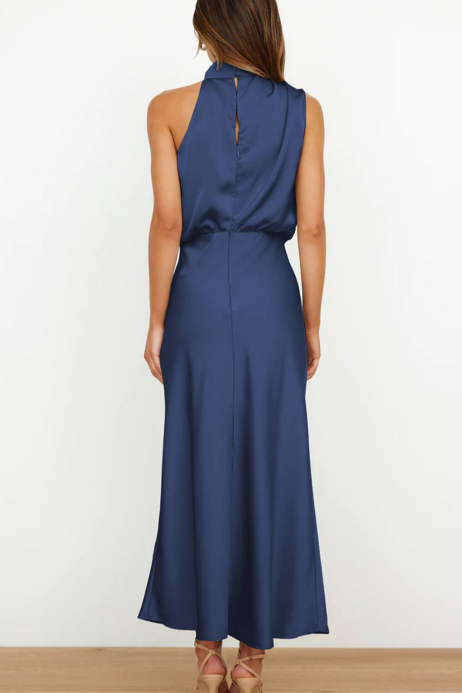 Esther Maxi-Length Dress - Blue