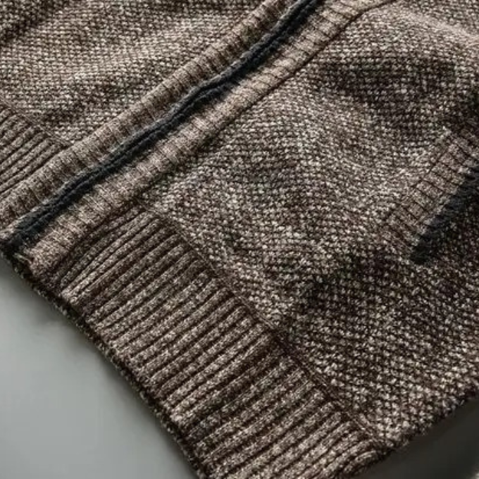 Fleece Jacket with Plaid