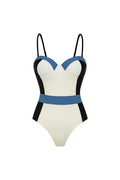 Modern Colorblock Structured One Piece Swimsuit