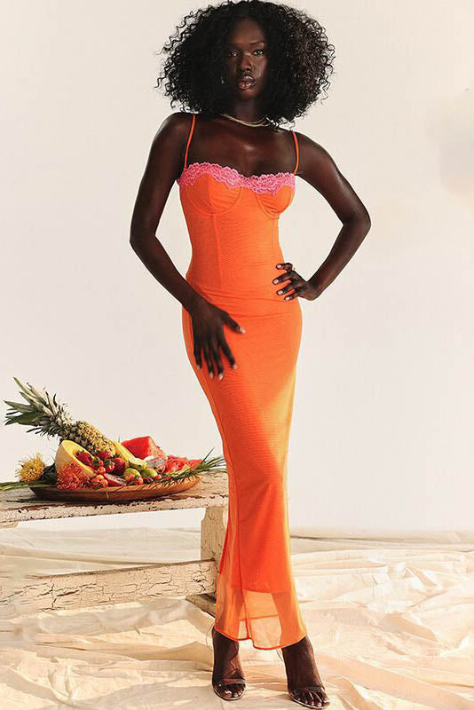 Summer Breeze Strap Midi-Length Dress