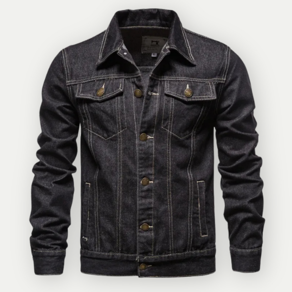 Denim Jacket with Longline Cut