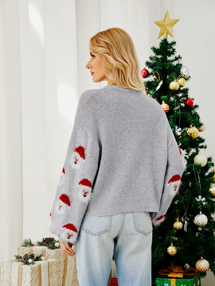 Santa Claus Knitted Knit Sweater