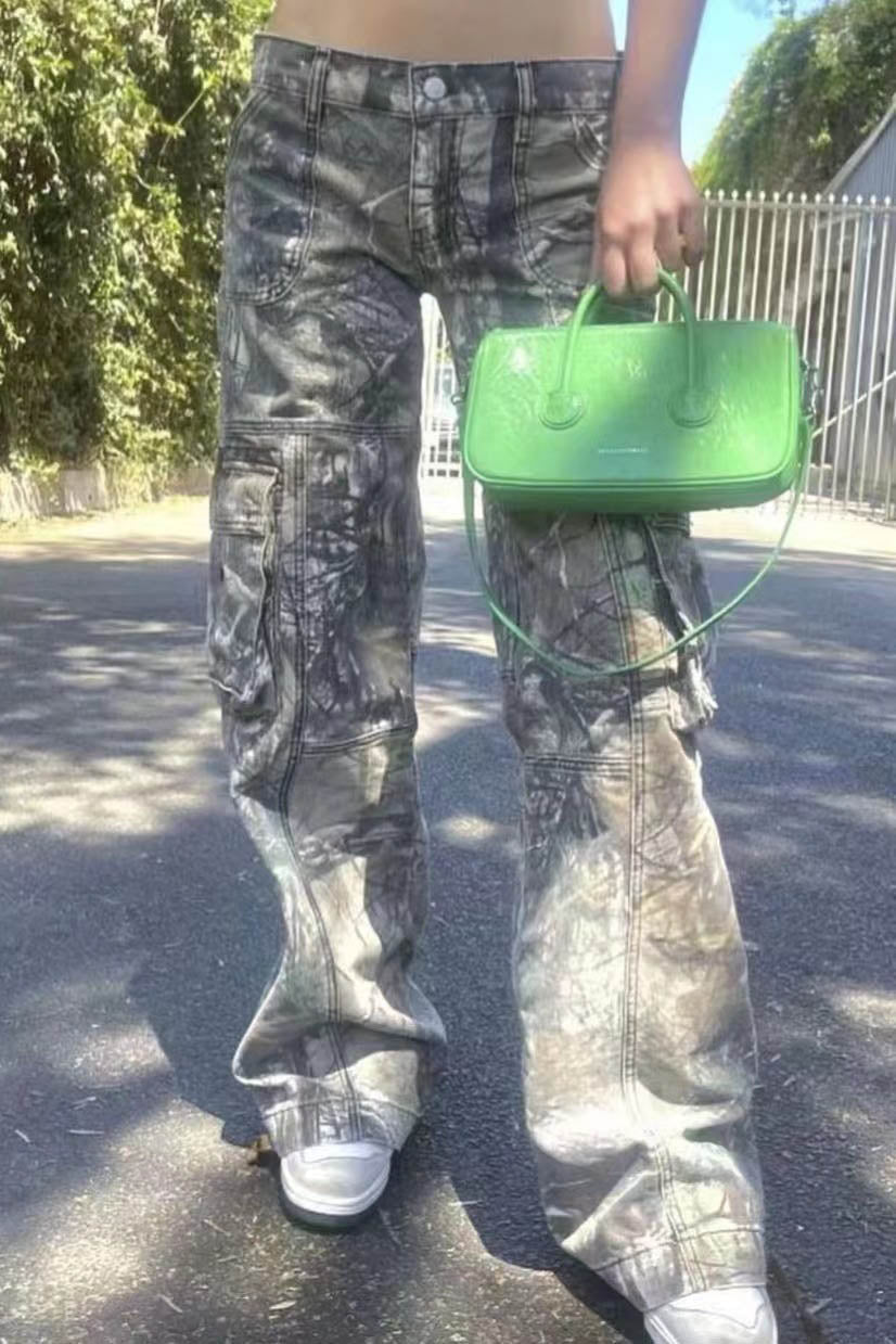 Camouflage Low-Rise Cargo
