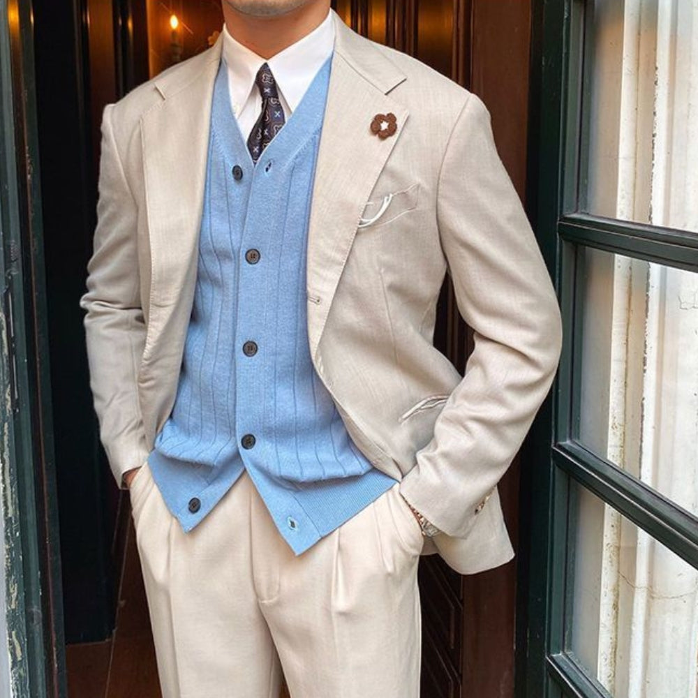 Lightweight Polyester Cardigan