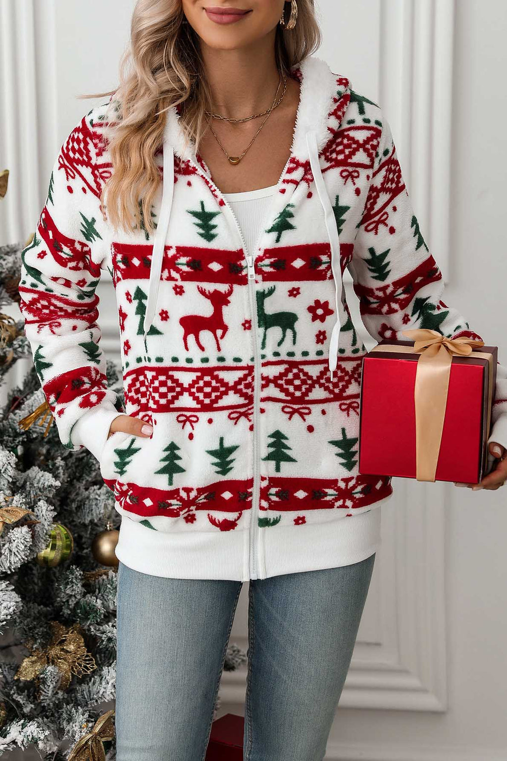 Festive Christmas Knit Cardigan