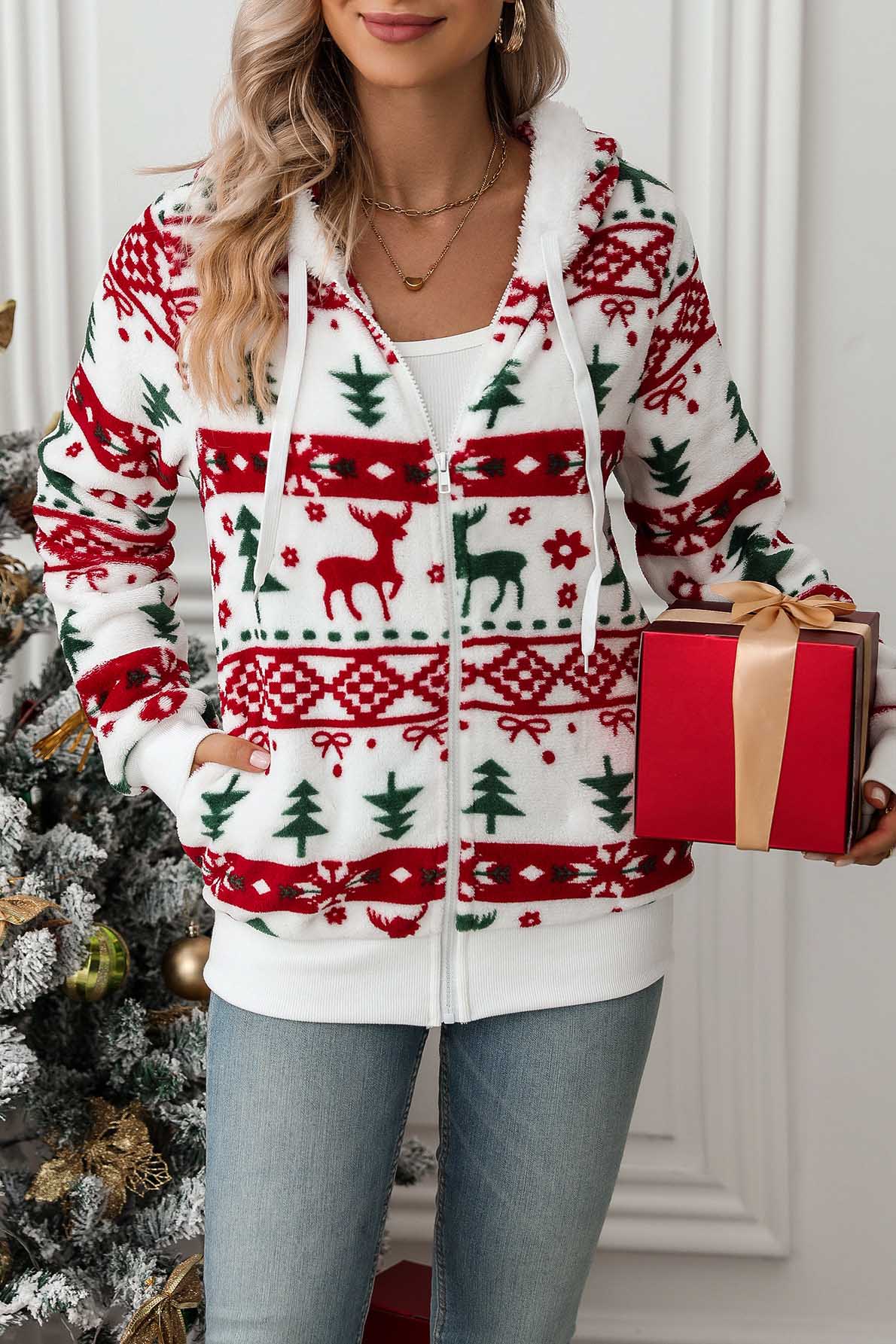 Festive Christmas Knit Cardigan