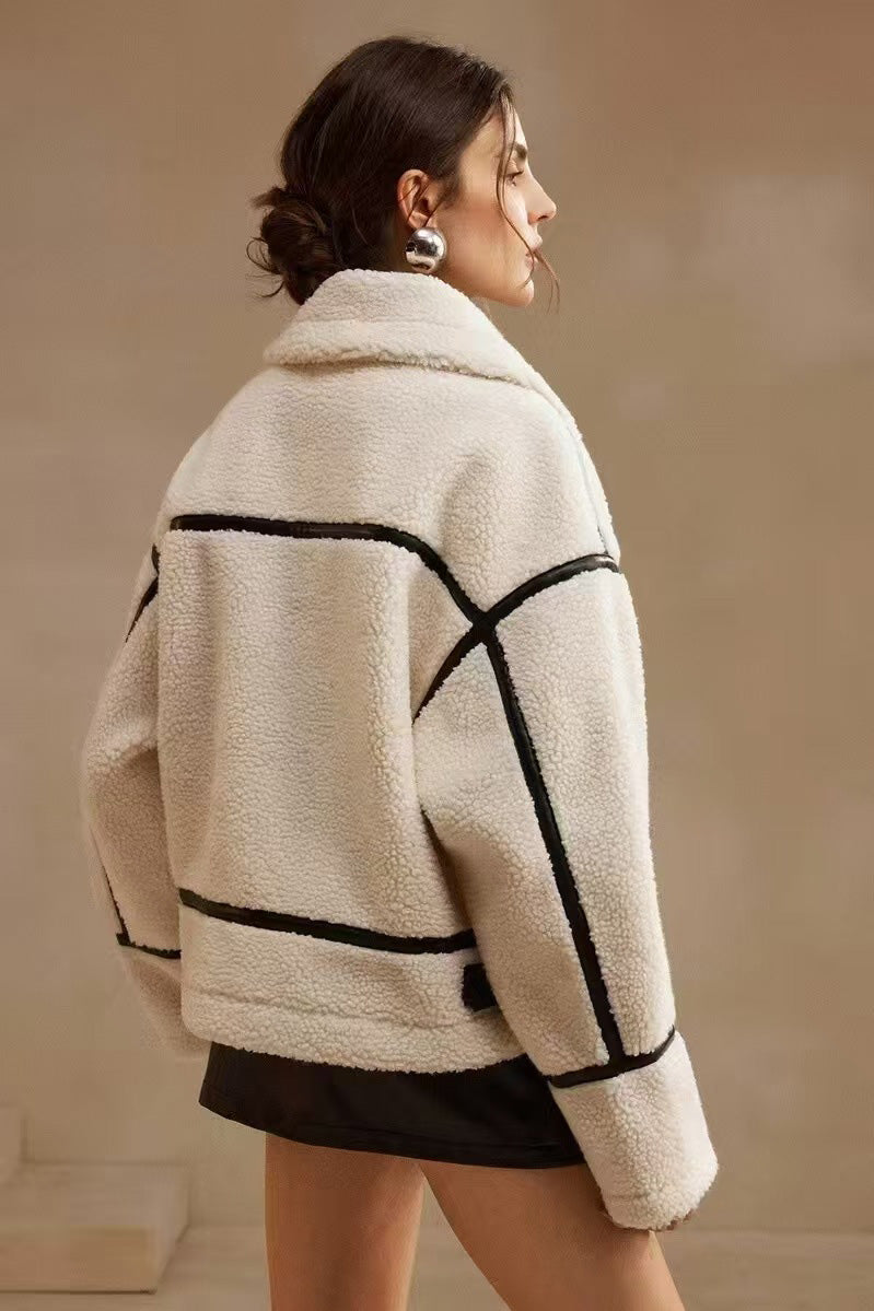 Modern Moto Shearling Jacket