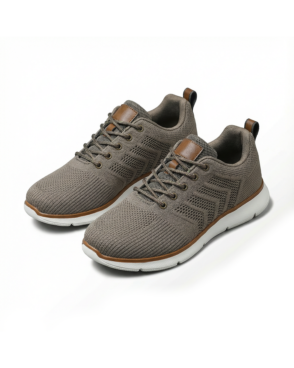 Mesh Knit Sneakers with Reinforced Stitching