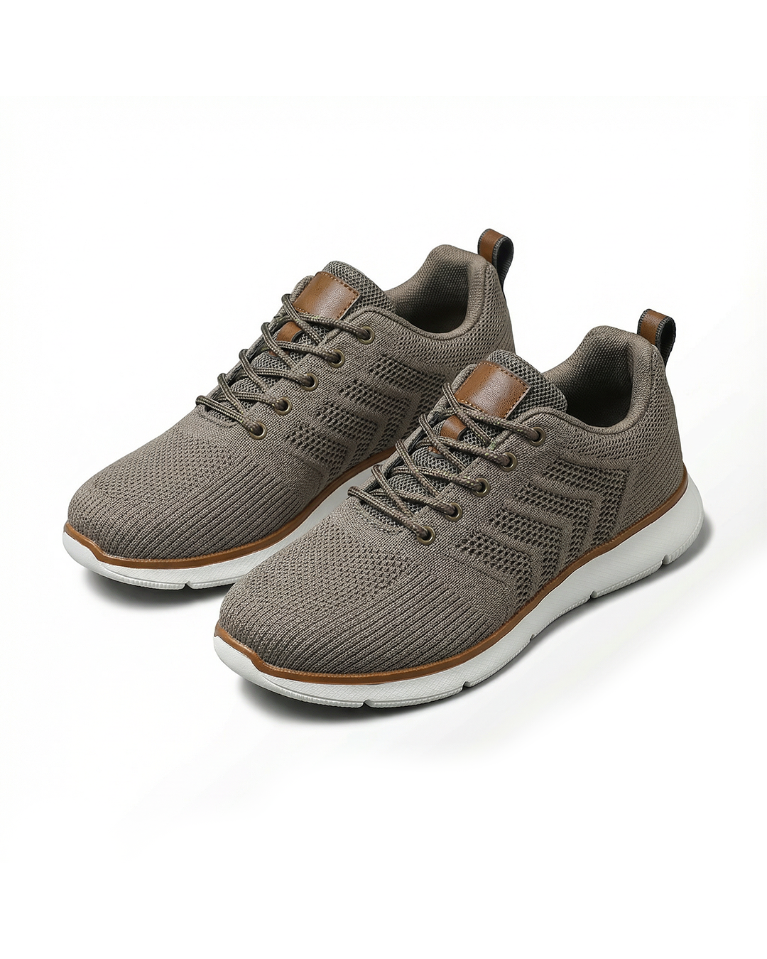 Mesh Knit Sneakers with Reinforced Stitching