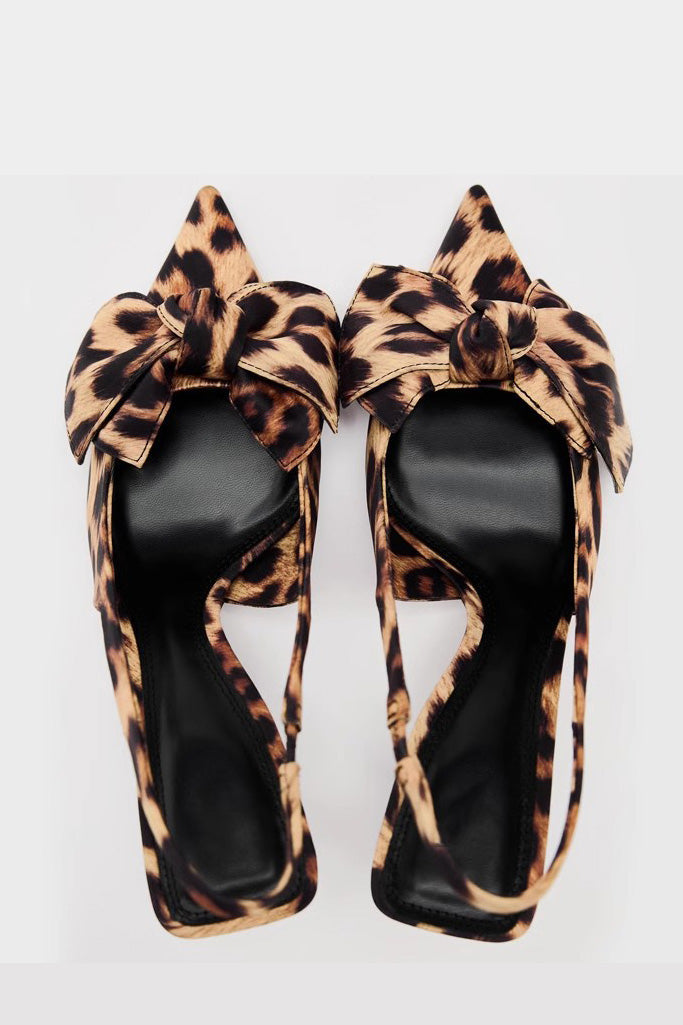Modern Leopard Print High Heels