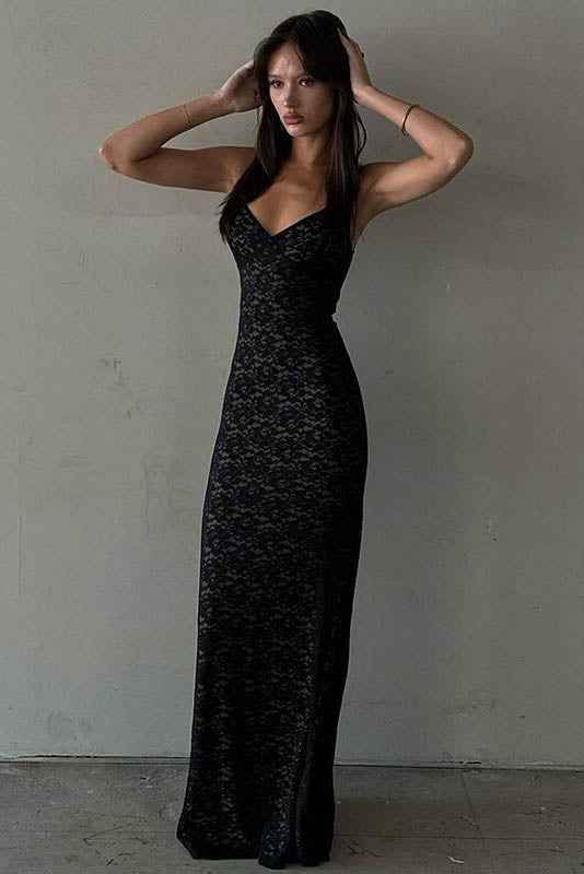 Whispered Midi-Length Dress