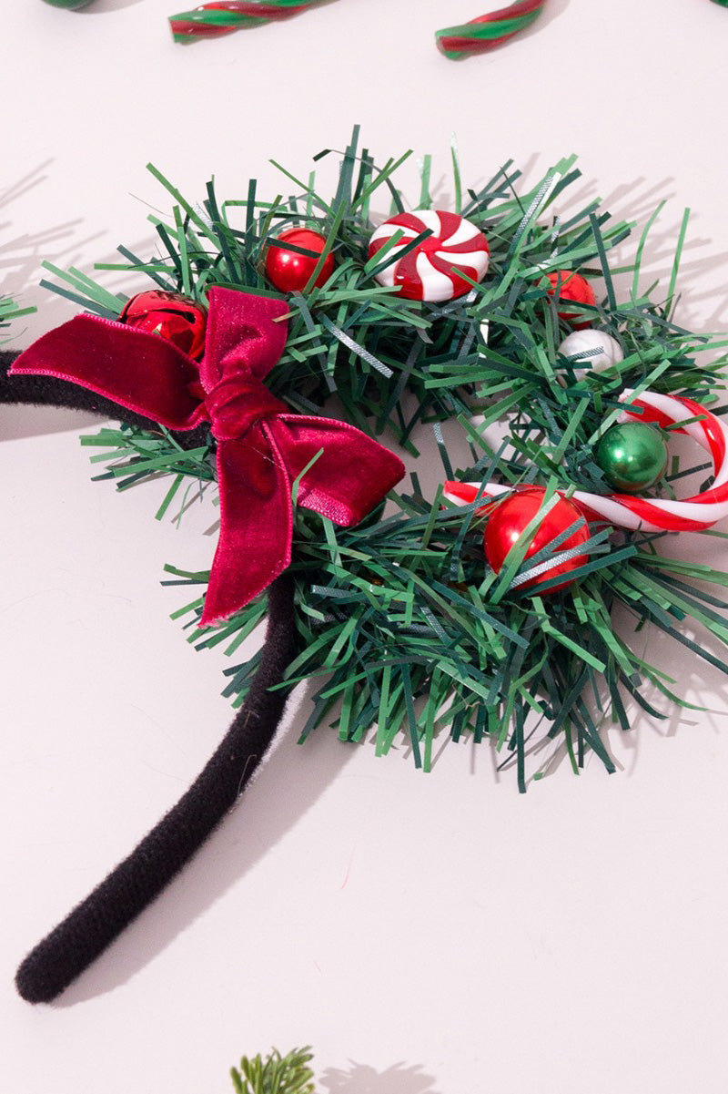 Modern Christmas Candy Headband