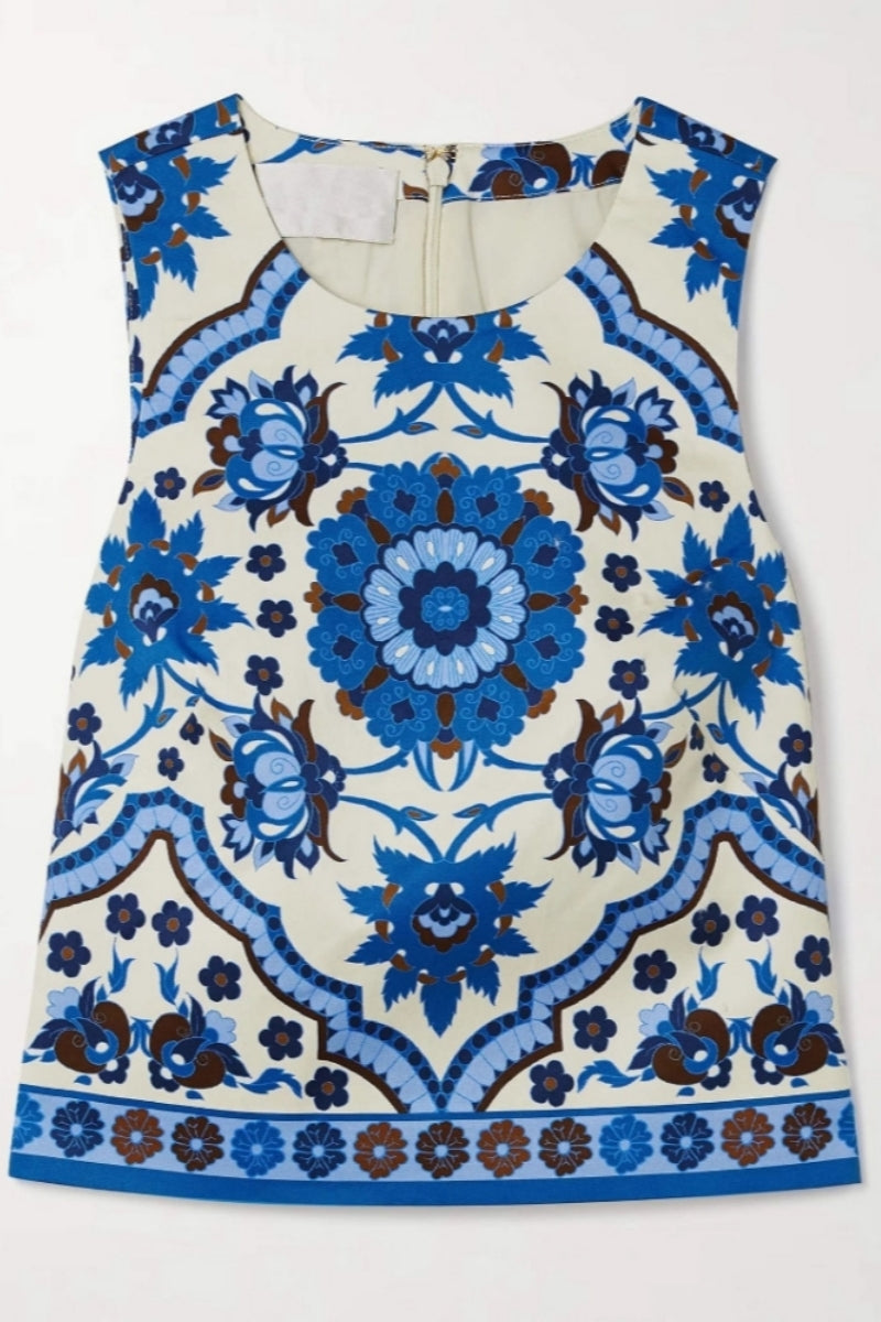 Relaxed Crew Neck Skirt Set