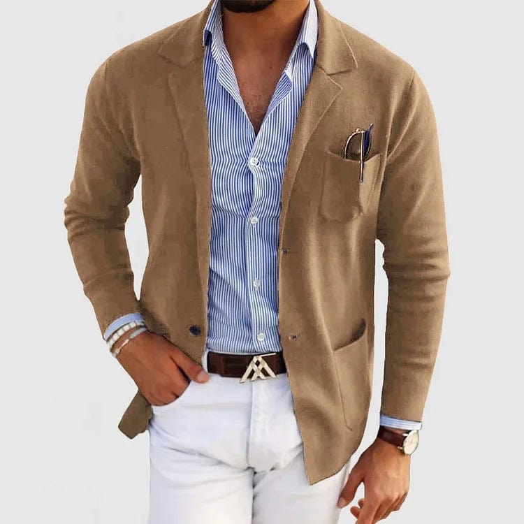 Polyester Blazer with Slim Fit