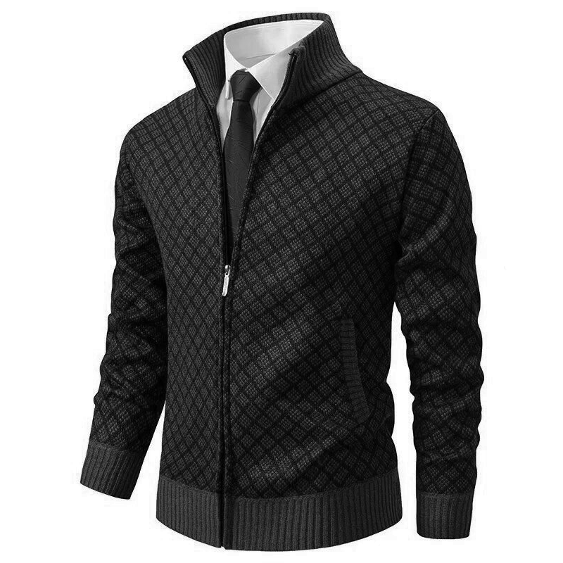 Urban Jacket with Textured Knit