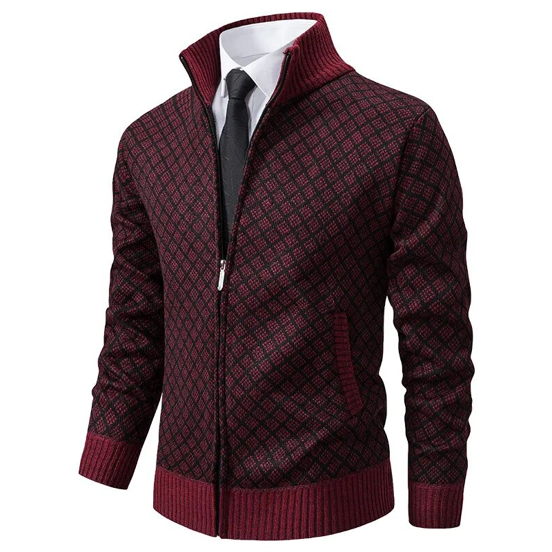 Urban Jacket with Textured Knit