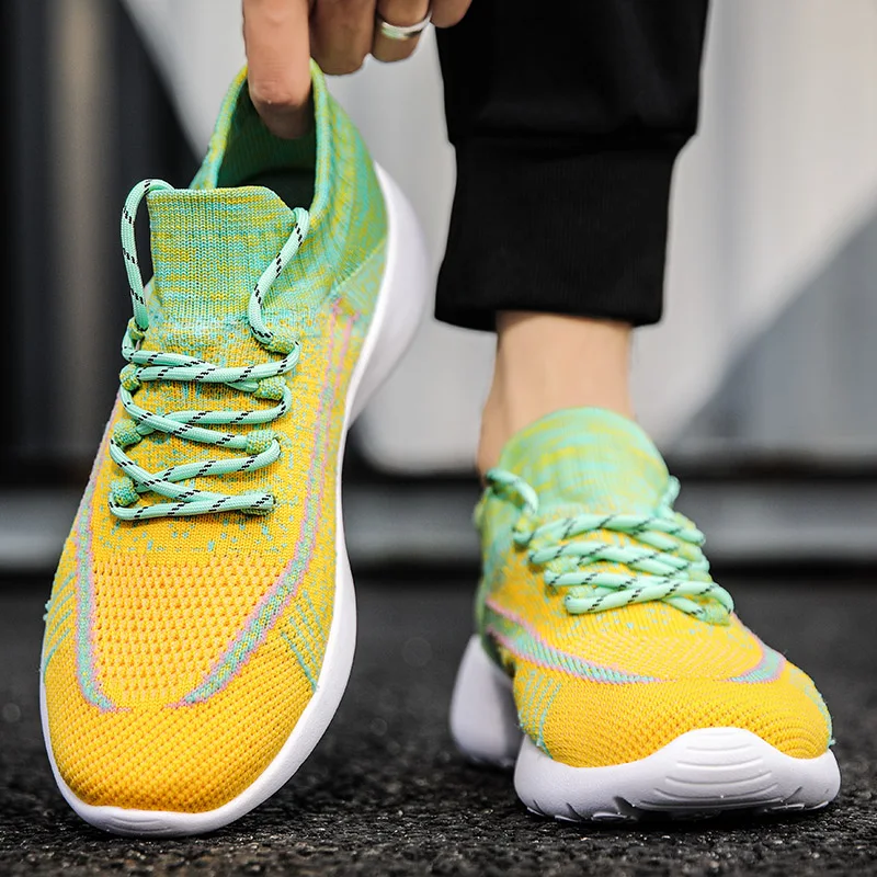 Knit Sneakers with Breathable Upper