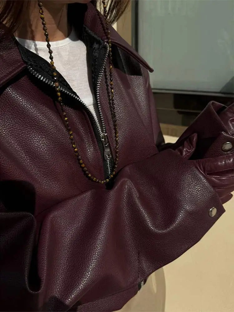 Vegan Leather Jacket