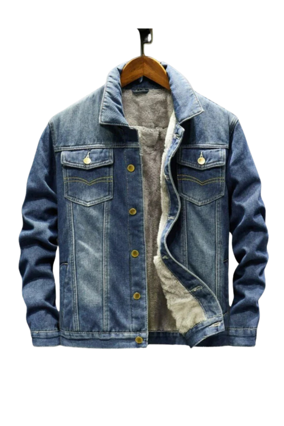 Breathable Denim Jacket with Lightweight Feel