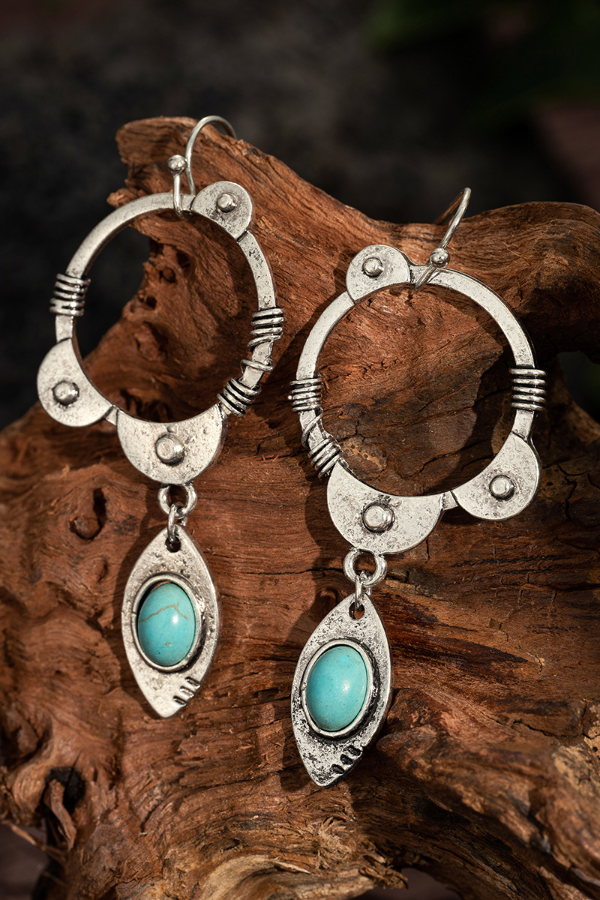 Women's Boho Turquoise Earrings