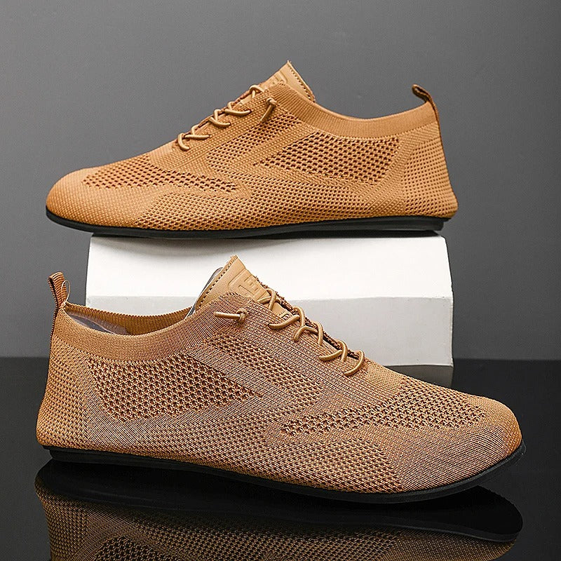 Mesh Knit Sneakers with Breathable Upper