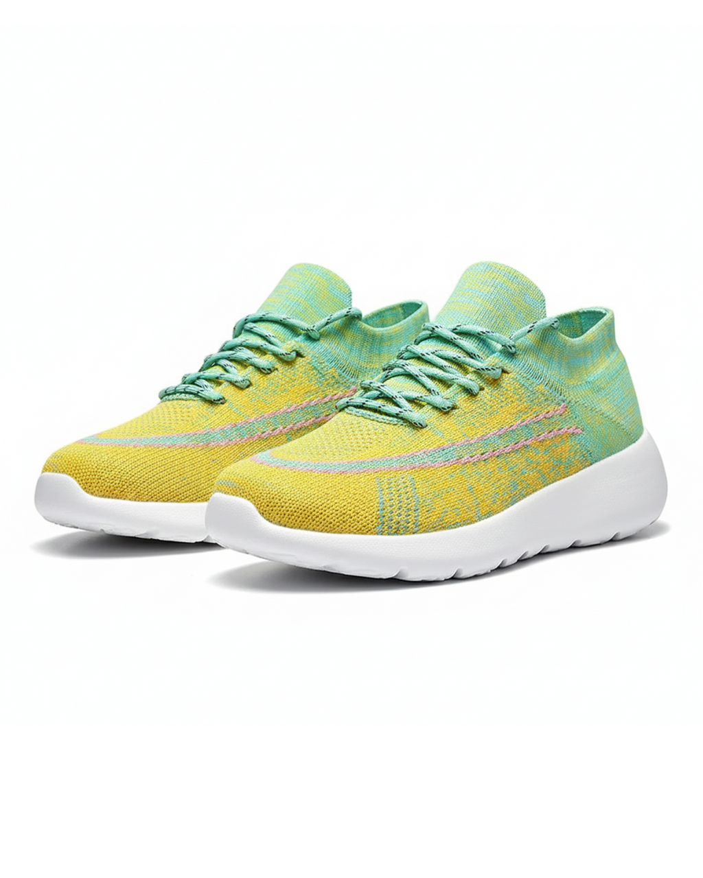 Knit Sneakers with Breathable Upper