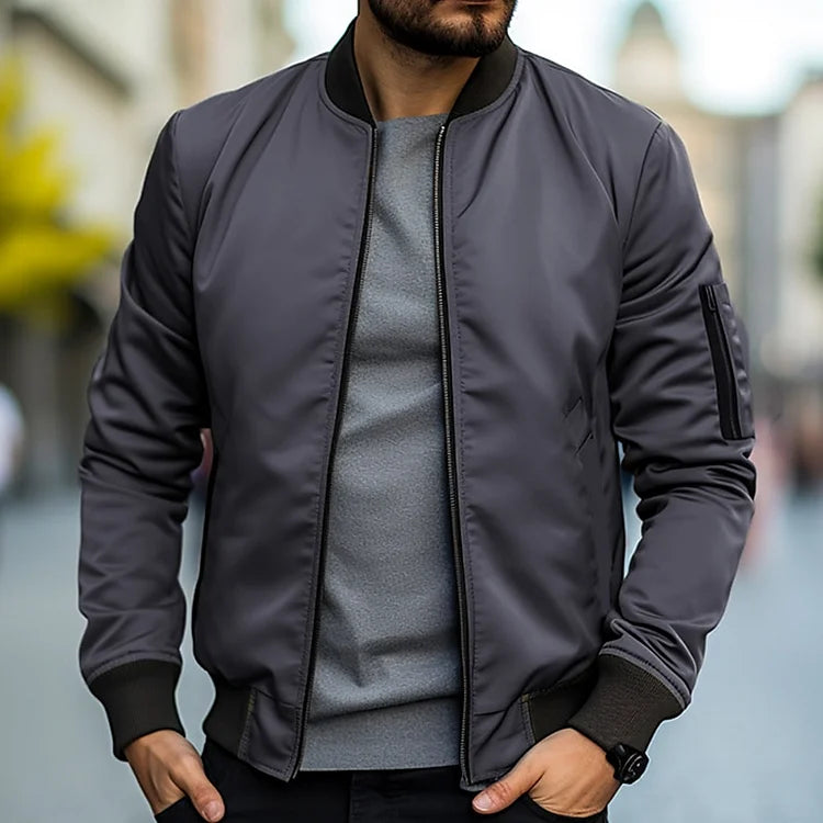 Bomber Jacket with Lined