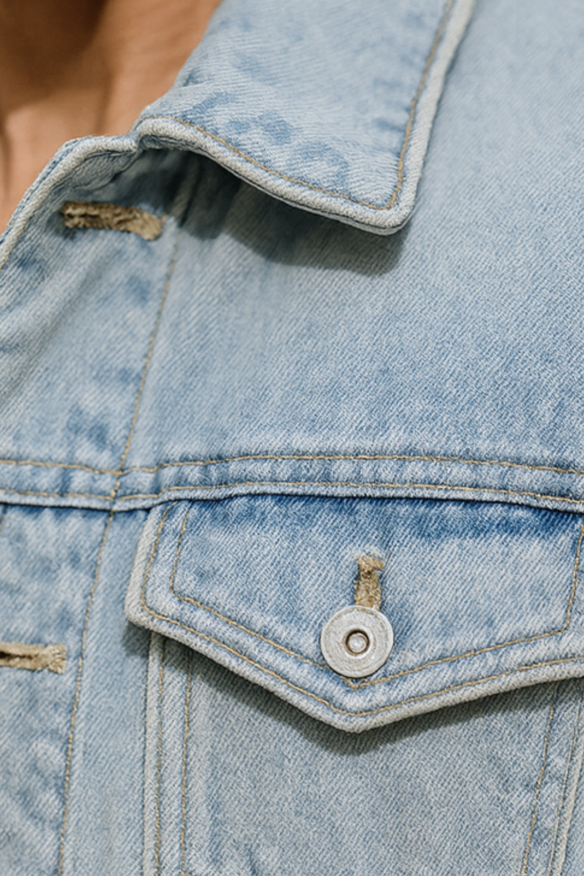 Breathable Denim Jacket with Lightweight Feel