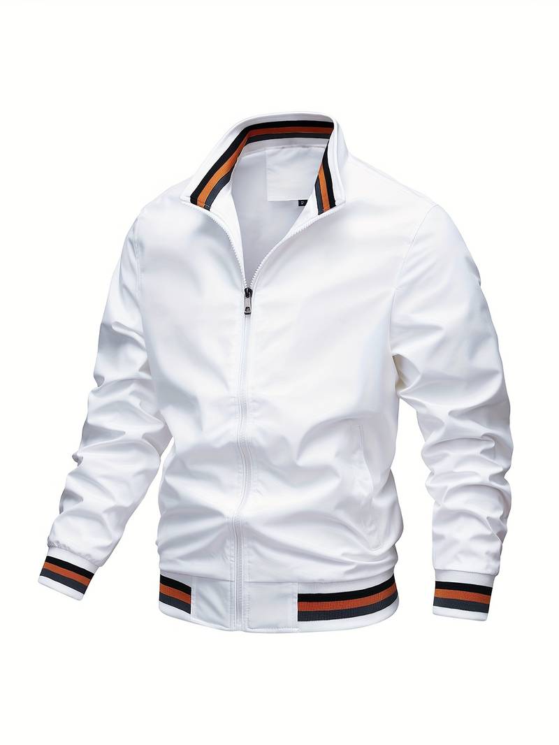 Lightweight Polyester Bomber Jacket
