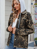 Vintage Denim Jacket with Hood