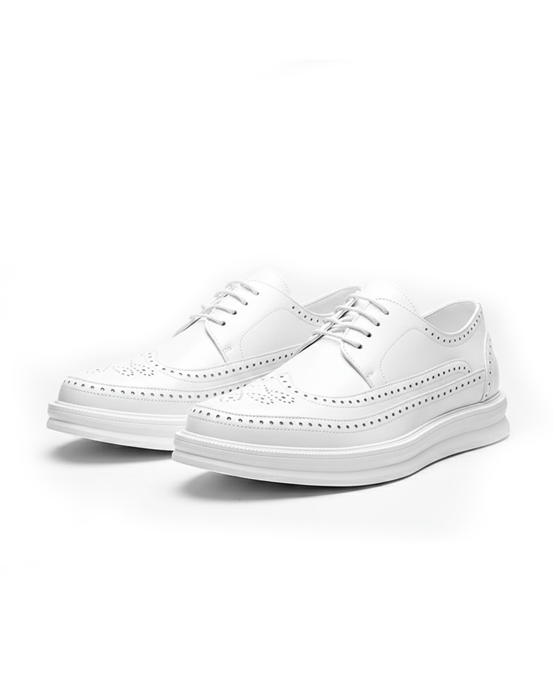 Leather Brogue Shoes with All-Day Comfort