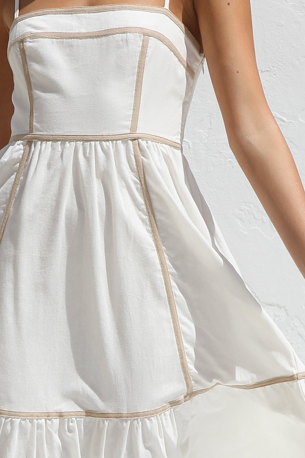Modern Quincy Dress White