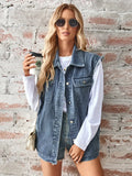 Lightweight Cardigan in a Washed Look with Relaxed Fit