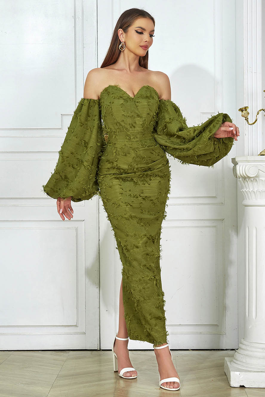 Modern Sexy Strapless Long Evening Gown