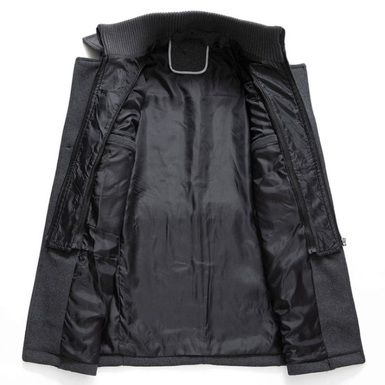 Coat with Zip Front