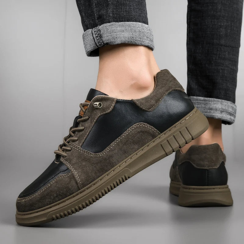 Leather Shoes with Cushioned Insole