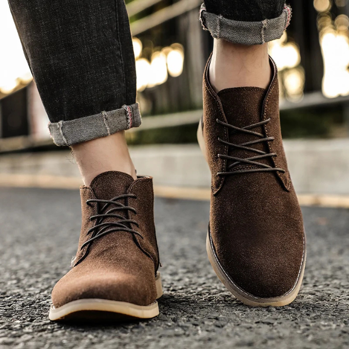 Suede Chukka Boots with All-Day Comfort